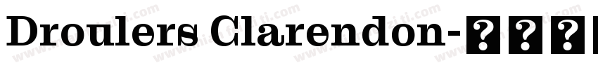 Droulers Clarendon字体转换